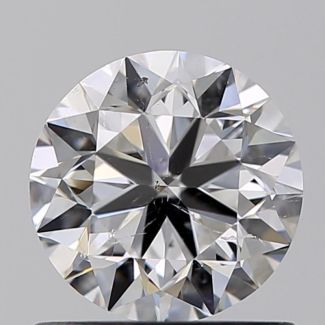 0.80 Carat Round E SI2 VG EX GIA Natural Diamond