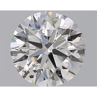 1.5 Carat Round I SI2 EX VG GIA Natural Diamond