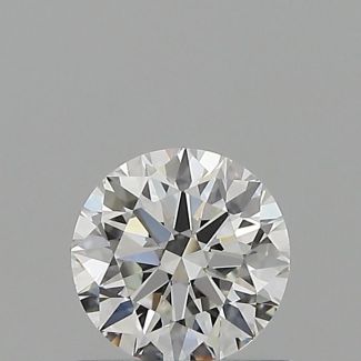 0.58 Carat Round G VVS2 EX GIA Natural Diamond