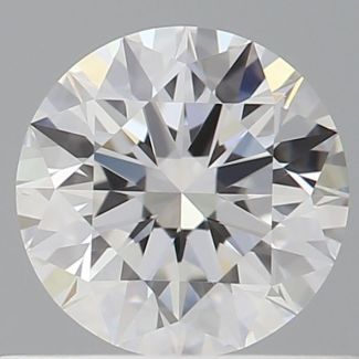 0.63 Carat Round E VVS1 EX GIA Natural Diamond