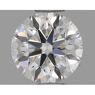 0.5 Carat Round F IF EX GIA Natural Diamond