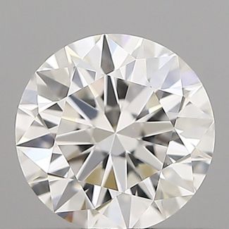 0.5 Carat Round F VVS2 EX GIA Natural Diamond