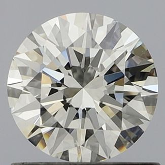 0.78 Carat Round H VS1 EX GIA Natural Diamond