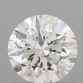 0.5 Carat Round H VS1 EX GIA Natural Diamond