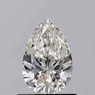 0.53 Carat Pear H SI1 - VG EX GIA Natural Diamond