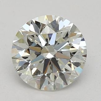 0.46 Carat Round H VS1 VG EX GIA Natural Diamond