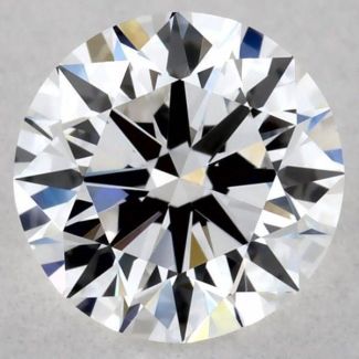 0.5 Carat Round E VVS1 EX VG GIA Natural Diamond