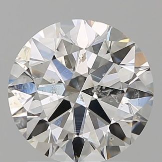 1.51 Carat Round H SI2 EX GIA Natural Diamond