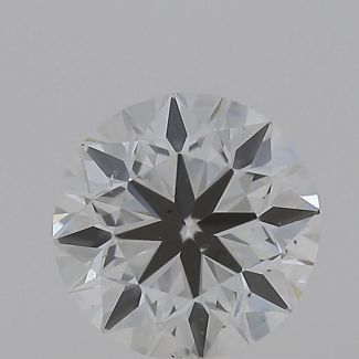 0.80 Carat Round F SI1 VG EX GIA Natural Diamond