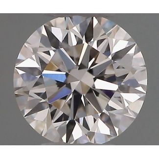 0.35 Carat Round G VVS2 EX GIA Natural Diamond