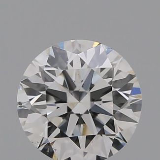 0.40 Carat Round E SI1 EX VG GIA Natural Diamond