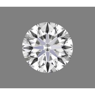 0.46 Carat Round E VVS1 EX GIA Natural Diamond