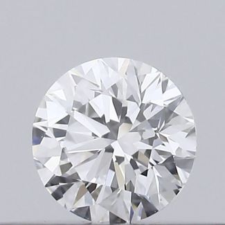 0.2 Carat Round D VVS2 EX GIA Natural Diamond