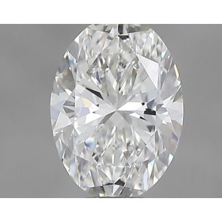 0.41 Carat Oval F VVS2 - VG GD IGI Natural Diamond