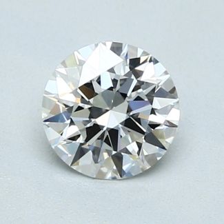 0.9 Carat Round F VVS2 EX GIA Natural Diamond