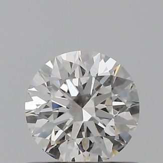 0.53 Carat Round H SI1 EX GIA Natural Diamond