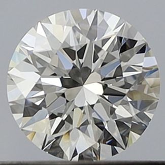 0.42 Carat Round E VS1 EX GIA Natural Diamond