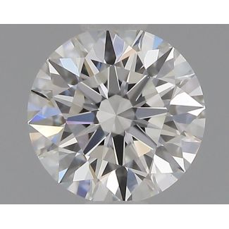 0.55 Carat Round F VS1 EX GIA Natural Diamond