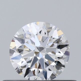 0.4 Carat Round E VVS1 EX GIA Natural Diamond