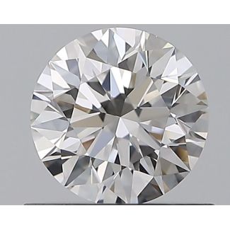 0.63 Carat Round E VVS1 EX GIA Natural Diamond