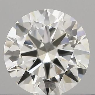 0.50 Carat Round H VS2 VG EX IGI Natural Diamond