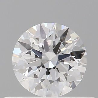 0.46 Carat Round D VVS1 EX GIA Natural Diamond