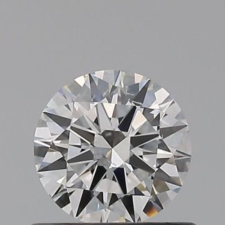 0.5 Carat Round G SI1 EX GIA Natural Diamond