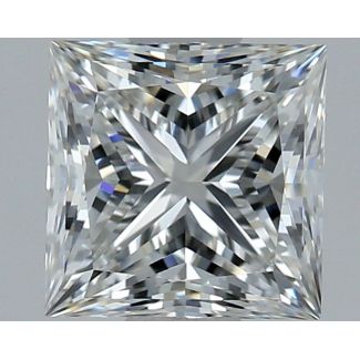 1.01 Carat Princess H VVS2 - EX GIA Natural Diamond