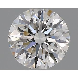 0.51 Carat Round F VS2 EX GIA Natural Diamond