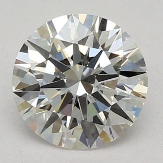 0.56 Carat Round F VVS2 EX GIA Natural Diamond