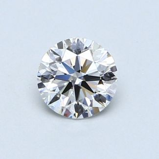 0.6 Carat Round D VVS2 VG EX GIA Natural Diamond