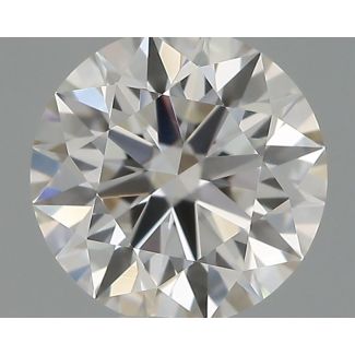 0.42 Carat Round H VS1 EX GIA Natural Diamond