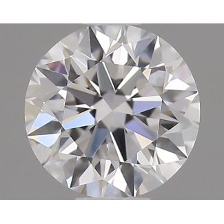 0.36 Carat Round D VVS1 EX GIA Natural Diamond