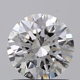 0.90 Carat Round F VS2 EX GIA Natural Diamond