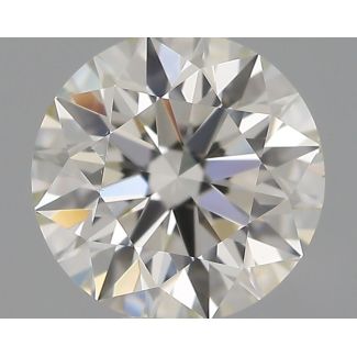 0.51 Carat Round H VS1 EX IGI Natural Diamond