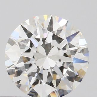 0.5 Carat Round G VVS2 EX GIA Natural Diamond