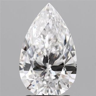 2.02 Carat Pear E SI1 - EX GIA Natural Diamond