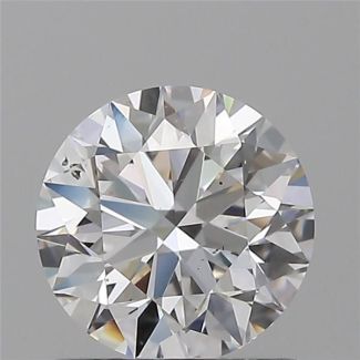 0.81 Carat Round D SI1 EX GIA Natural Diamond