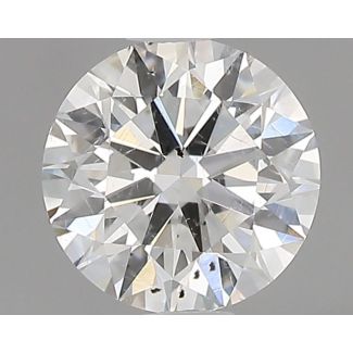 0.5 Carat Round G SI2 EX VG GIA Natural Diamond