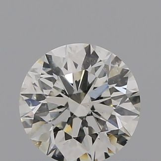 0.34 Carat Round J SI2 EX GIA Natural Diamond