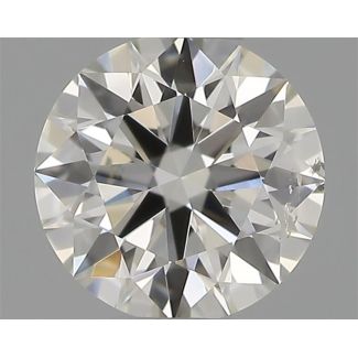 0.32 Carat Round H SI1 EX IGI Natural Diamond