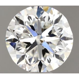 0.7 Carat Round H VS1 GD EX GIA Natural Diamond