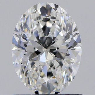 0.80 Carat Oval E VS2 - EX GIA Natural Diamond