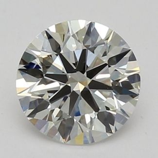 0.50 Carat Round H VVS1 EX VG GIA Natural Diamond