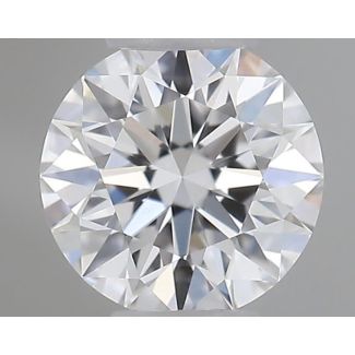 0.20 Carat Round D VVS2 EX GIA Natural Diamond