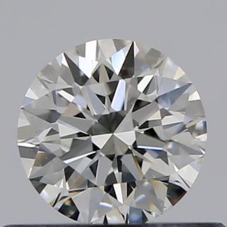 0.40 Carat Round H VVS1 VG EX GIA Natural Diamond