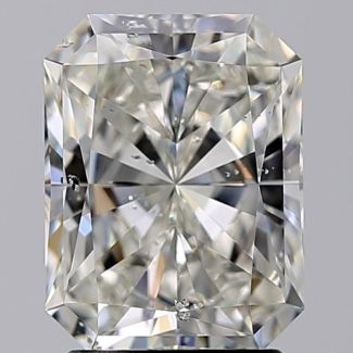 2.04 Carat Radiant J SI2 - EX GIA Natural Diamond