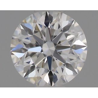 0.37 Carat Round E VVS1 EX GIA Natural Diamond