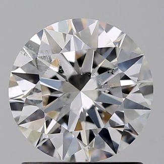 1.00 Carat Round F SI2 EX GIA Natural Diamond