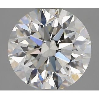 1.5 Carat Round G VVS2 EX IGI Natural Diamond